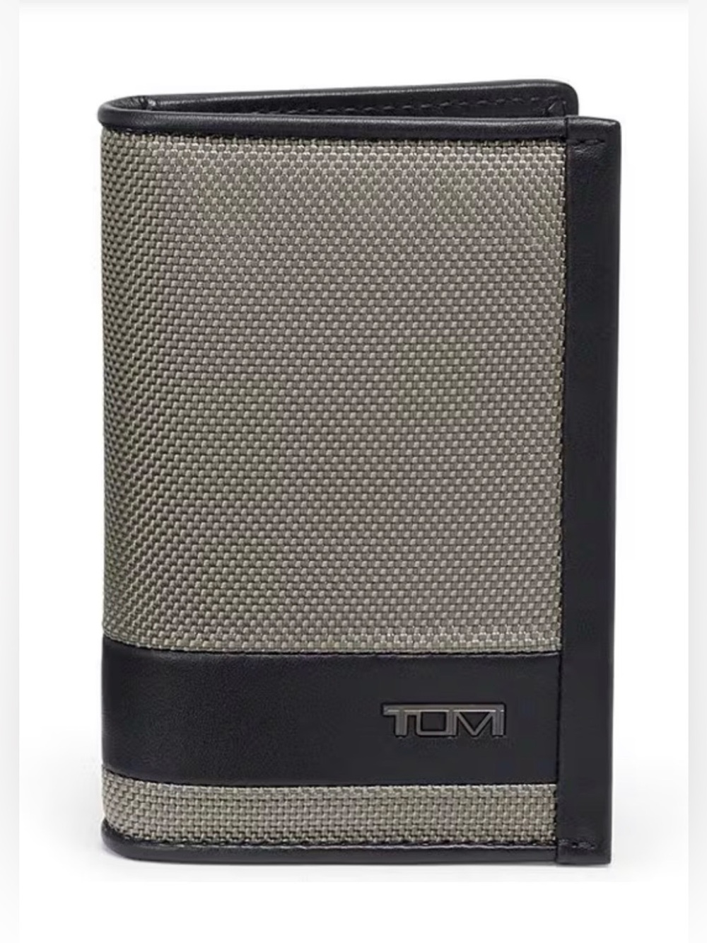 NEW Tumi ALPHA Ballistic Nylon Multi Window ID Card Case Wallet - GRAY ALLOY